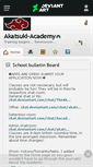 Mobile Screenshot of akatsuki-academy.deviantart.com