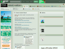 Tablet Screenshot of akatsuki-academy.deviantart.com