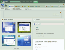 Tablet Screenshot of dlb-.deviantart.com