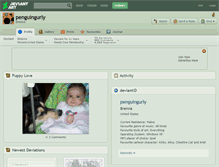 Tablet Screenshot of penguingurly.deviantart.com