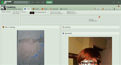 Desktop Screenshot of cinakizzy.deviantart.com