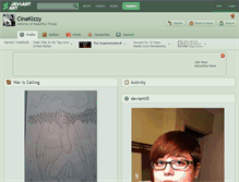 Tablet Screenshot of cinakizzy.deviantart.com