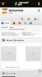 Mobile Screenshot of lachrymose.deviantart.com