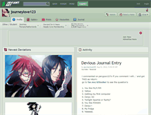 Tablet Screenshot of journeylove123.deviantart.com