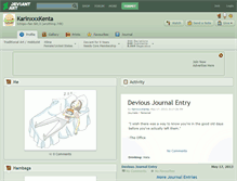 Tablet Screenshot of karinxxxkenta.deviantart.com