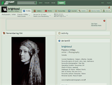Tablet Screenshot of brightsoul.deviantart.com