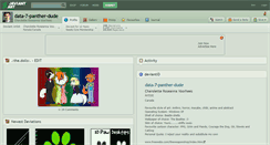 Desktop Screenshot of data-7-panther-dude.deviantart.com