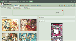 Desktop Screenshot of beloved-lily.deviantart.com