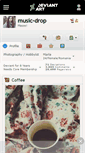Mobile Screenshot of music-drop.deviantart.com