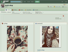 Tablet Screenshot of music-drop.deviantart.com