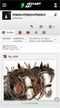Mobile Screenshot of meowmeowmeow.deviantart.com