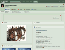 Tablet Screenshot of meowmeowmeow.deviantart.com
