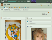 Tablet Screenshot of miss--becca.deviantart.com