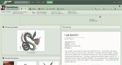 Desktop Screenshot of dessiekisses.deviantart.com
