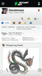 Mobile Screenshot of dessiekisses.deviantart.com