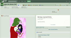 Desktop Screenshot of imako-the-demon-wolf.deviantart.com