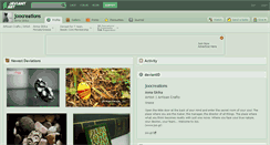 Desktop Screenshot of joocreations.deviantart.com