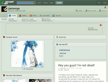 Tablet Screenshot of lierownya.deviantart.com