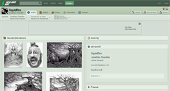 Desktop Screenshot of liquidfire.deviantart.com