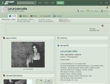 Tablet Screenshot of la-la-lola-lolita.deviantart.com