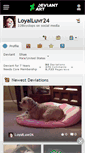 Mobile Screenshot of loyalluvr24.deviantart.com