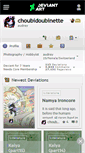 Mobile Screenshot of choubidoubinette.deviantart.com