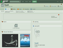 Tablet Screenshot of faustii.deviantart.com