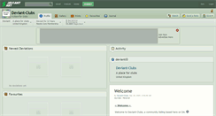 Desktop Screenshot of deviant-clubs.deviantart.com