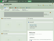 Tablet Screenshot of deviant-clubs.deviantart.com