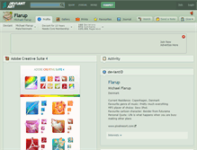 Tablet Screenshot of flarup.deviantart.com