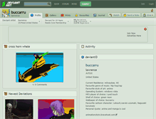 Tablet Screenshot of buccarru.deviantart.com