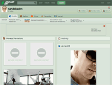 Tablet Screenshot of nandobaden.deviantart.com