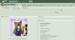 Desktop Screenshot of neko-chan-battosai.deviantart.com