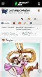 Mobile Screenshot of lethargicwhales.deviantart.com