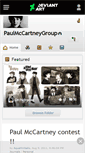 Mobile Screenshot of paulmccartneygroup.deviantart.com