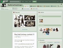 Tablet Screenshot of paulmccartneygroup.deviantart.com