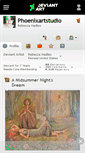 Mobile Screenshot of phoenixartstudio.deviantart.com