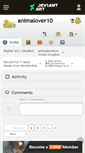 Mobile Screenshot of animalover10.deviantart.com