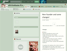 Tablet Screenshot of aph-femrussia--fc.deviantart.com