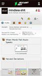 Mobile Screenshot of mindless-shit.deviantart.com