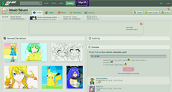 Desktop Screenshot of misaki-takumi.deviantart.com