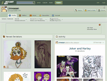 Tablet Screenshot of linneasan.deviantart.com