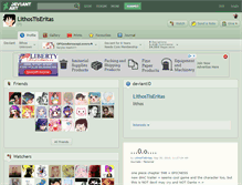Tablet Screenshot of lithostiseritas.deviantart.com