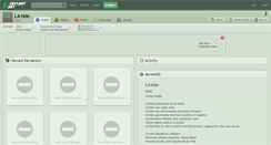 Desktop Screenshot of l4-tide.deviantart.com