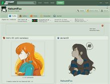 Tablet Screenshot of natsumifuu.deviantart.com