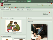 Tablet Screenshot of focusfixated.deviantart.com