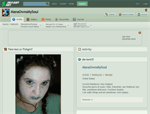 Tablet Screenshot of manaownsmysoul.deviantart.com