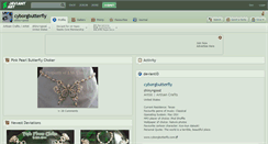 Desktop Screenshot of cyborgbutterfly.deviantart.com