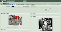 Desktop Screenshot of kreepy-girl.deviantart.com