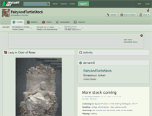 Tablet Screenshot of fairyandturtlestock.deviantart.com